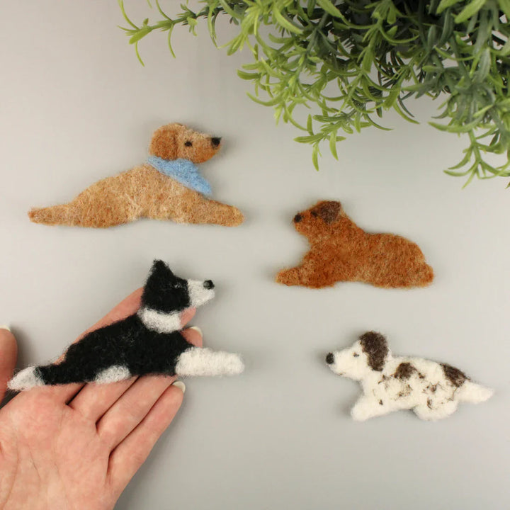 Dog and Cat Magnet Needle Felting Kit by The Makerss DogandCatMagnetNeedleFeltSmallKit