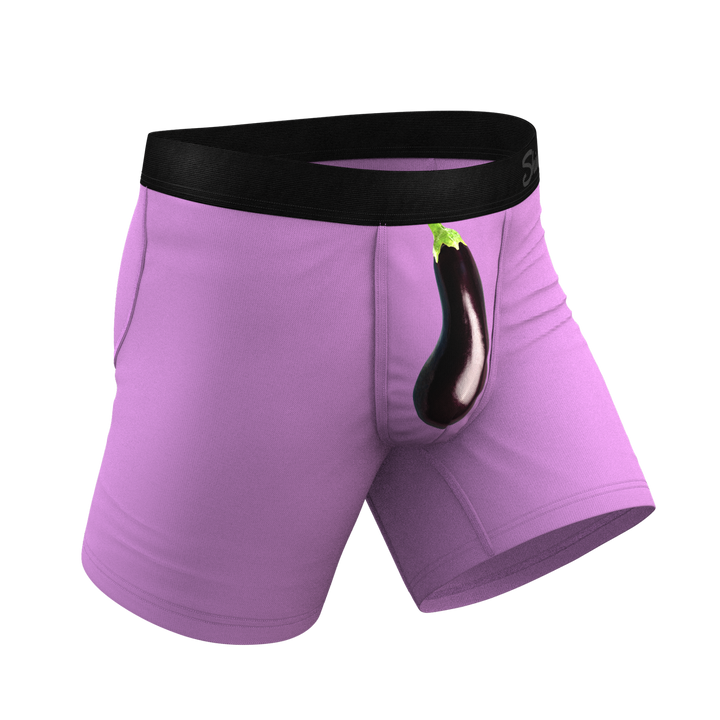 The Double Entendre | Eggplant Ball Hammock® Pouch Underwear