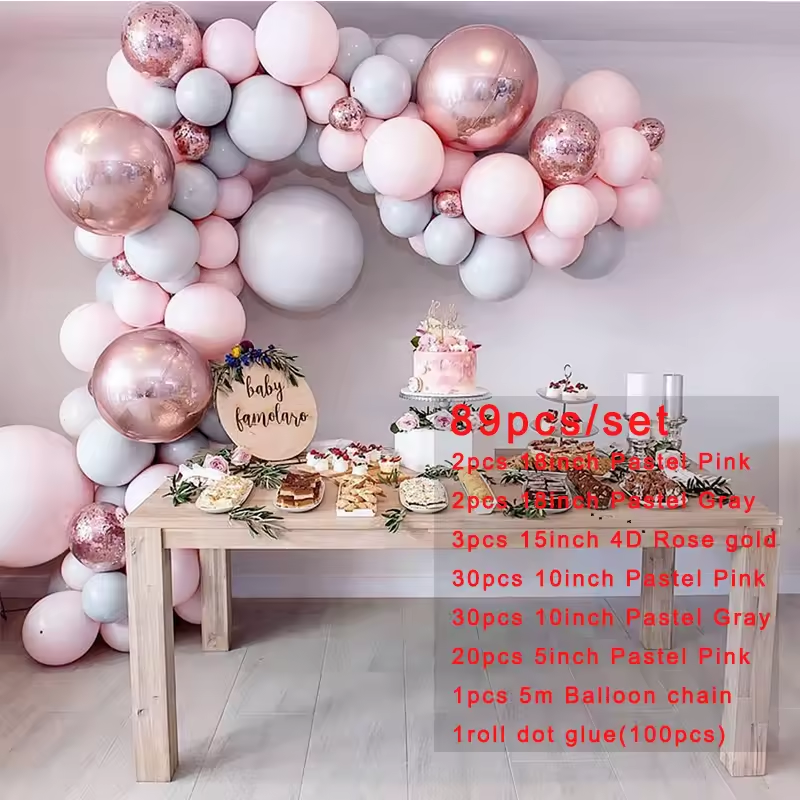 Dreamy Pink Balloon Set F07M2-36 EMB0144