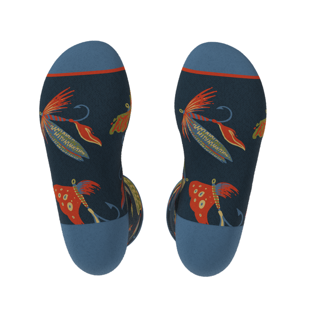 The Dry Fly | Fly Fishing Heel Hammock™ Crew Socks