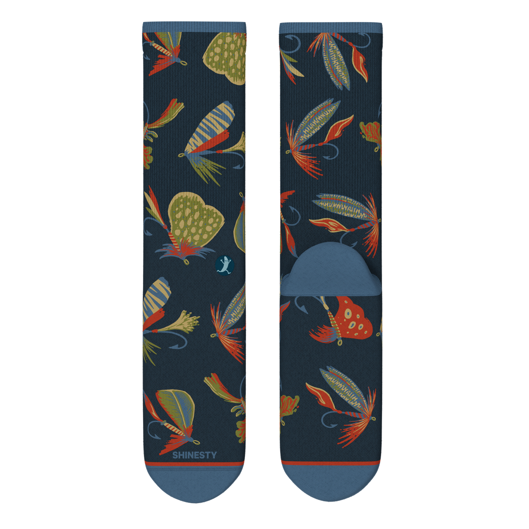 The Dry Fly | Fly Fishing Heel Hammock™ Crew Socks