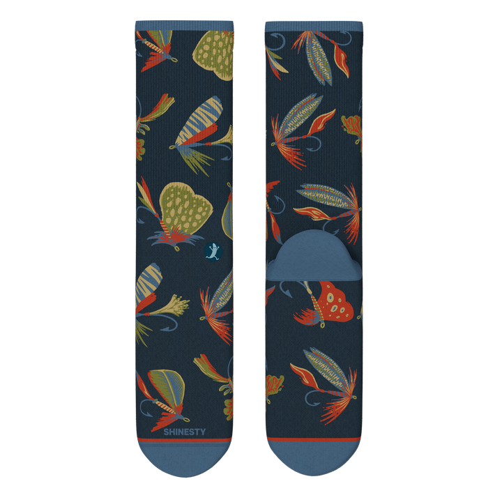 The Dry Fly | Fly Fishing Heel Hammock™ Crew Socks