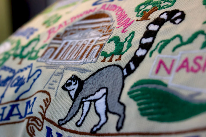 Duke University Collegiate Embroidered Pillow by CatStudio