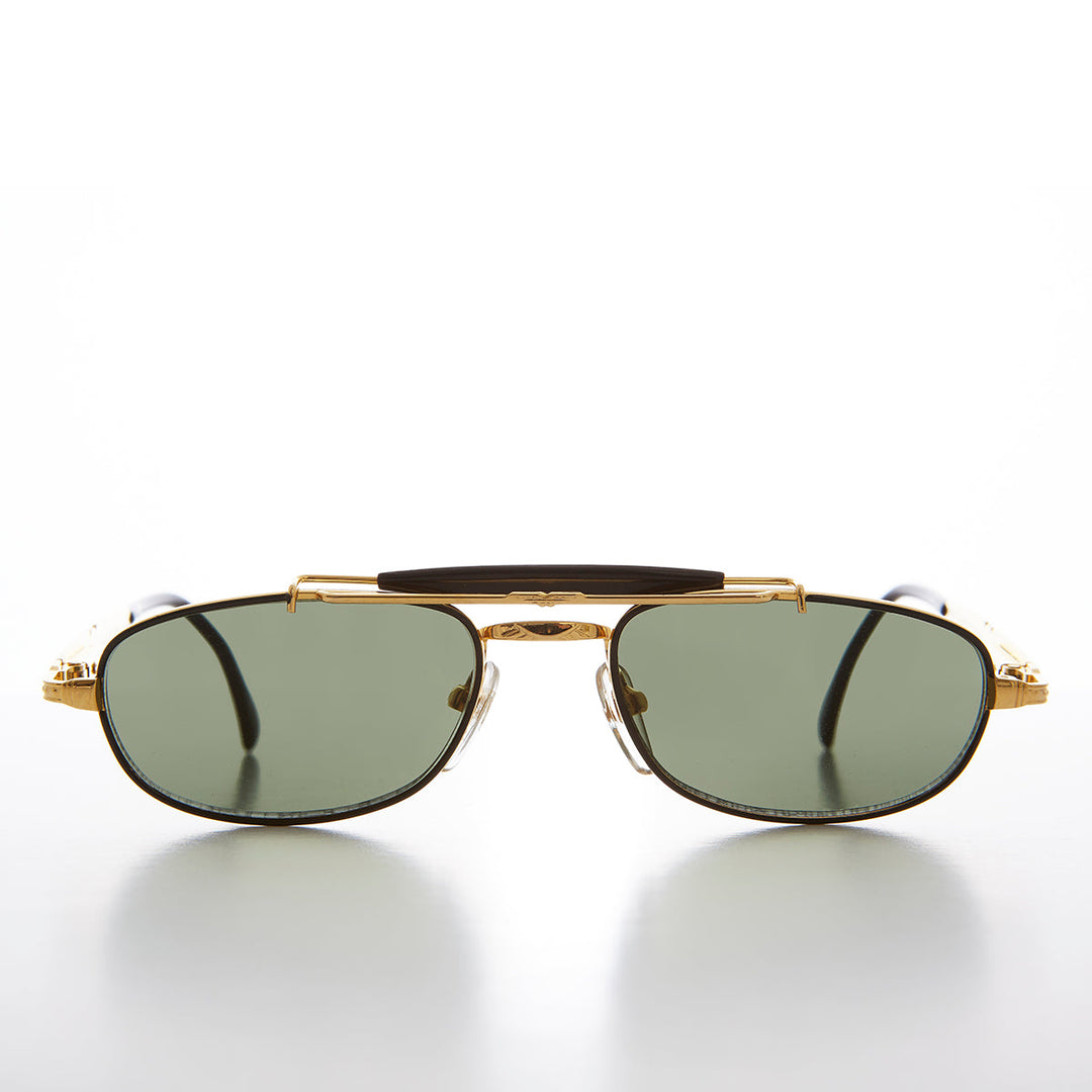 Half Frame Vintage Aviator Deadstock Sunglass - Earl