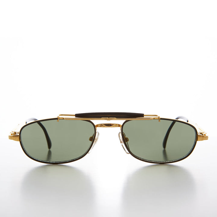 Half Frame Vintage Aviator Deadstock Sunglass - Earl