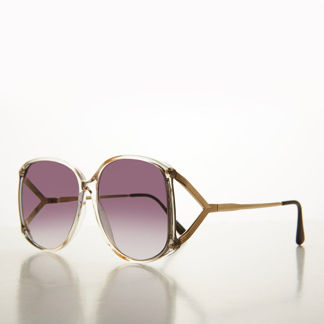 Boho Sunglasses with Gold Temples - Ebbe