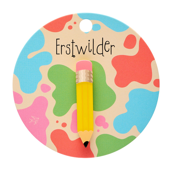 Pencil Simplified Mini Brooch