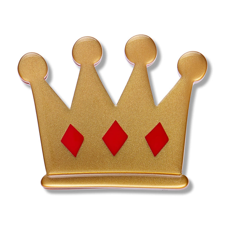 Crown Simplified Mini Brooch by Erstwilder