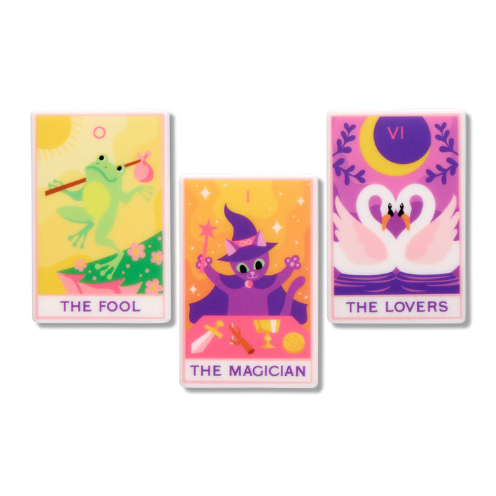 Tarot Simplified Mini Brooch Set 3 Piece by Erstwilder | Midnight Mischief Halloween Collection