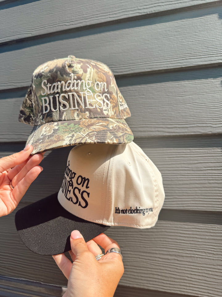 Standing On Business Trucker Hat