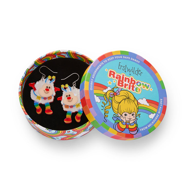 Twink Drop Earrings Rainbow Brite x Erstwilder