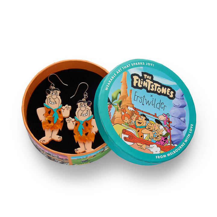 Fred Flintstone Drop Earrings by Erstwilder