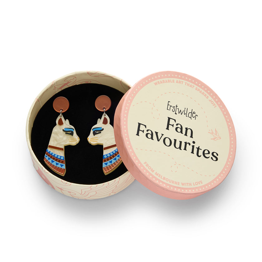 Bastet the Protector Drop Earrings by Erstwilder