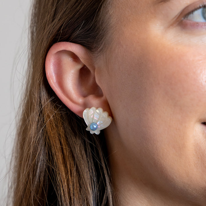 Saltwater Wisdom Stud Earrings by Erstwilder