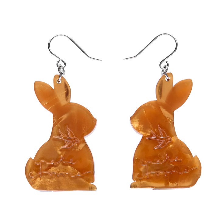 Maple the Bunny Drop Earrings by Erstwilder x Pete Cromer