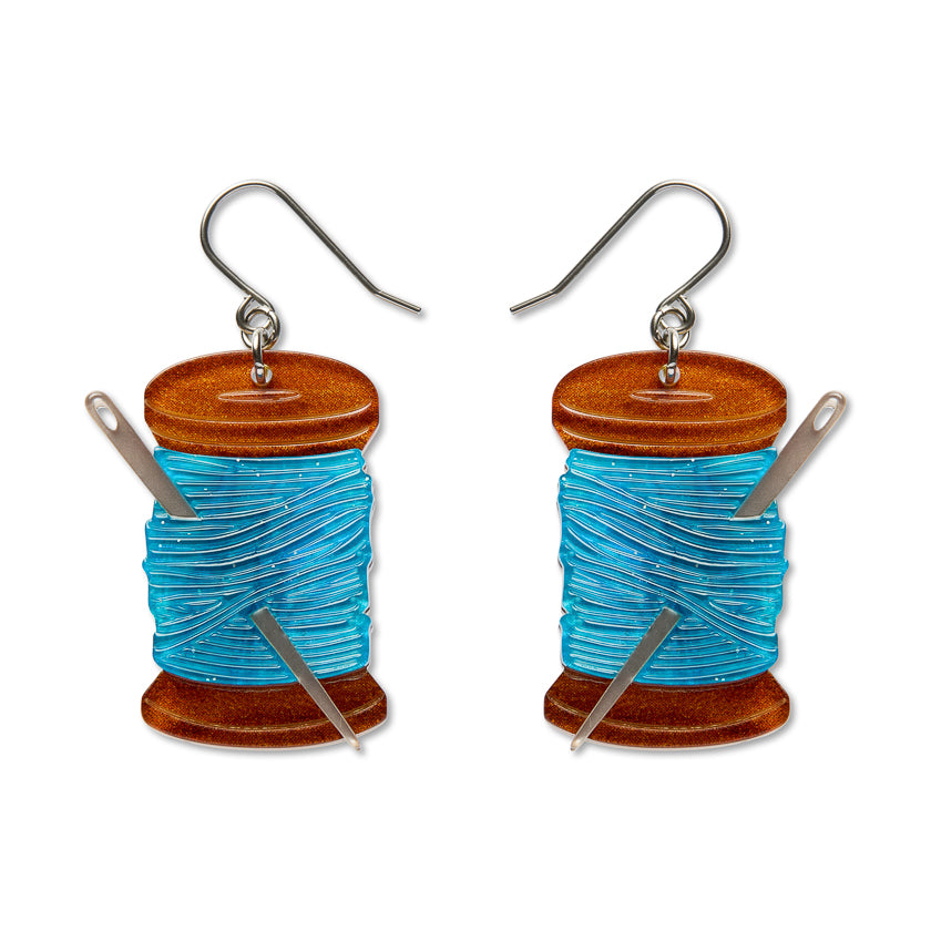 Thread the Needle Drop Earrings by Erstwilder
