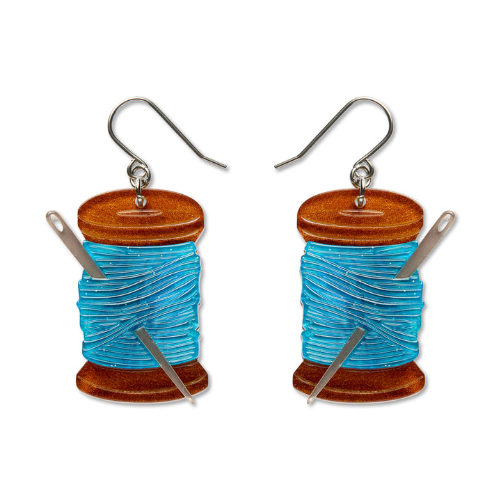 Thread the Needle Drop Earrings by Erstwilder