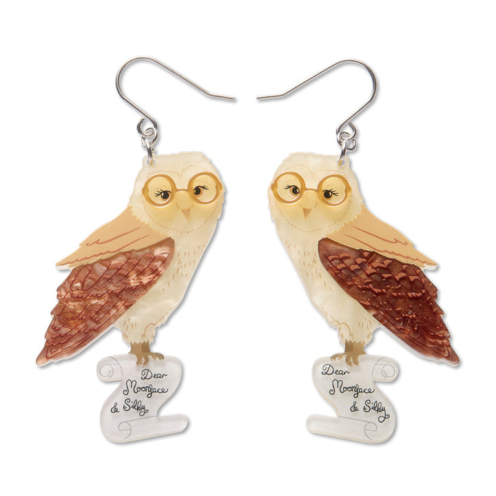 Barny Owl Drop Earrings by Erstwilder | Magic Faraway Tree