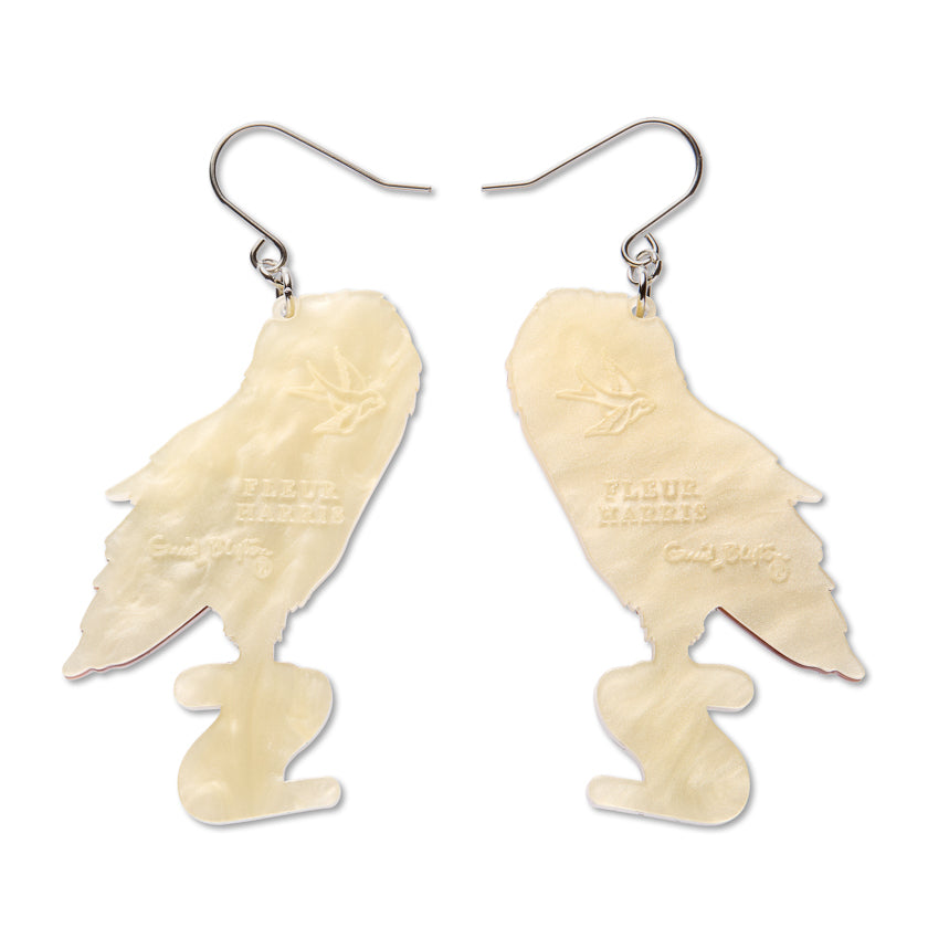 Barny Owl Drop Earrings by Erstwilder | Magic Faraway Tree