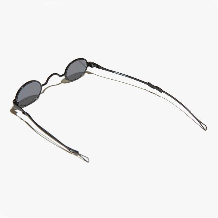 Tiny Oval Spectacle Sunglass with Sliding Temples - Eli