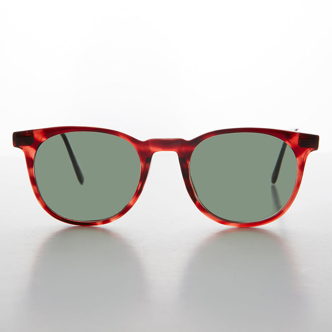 Classic Rounded-Square Vintage Sunglasses - Enzo