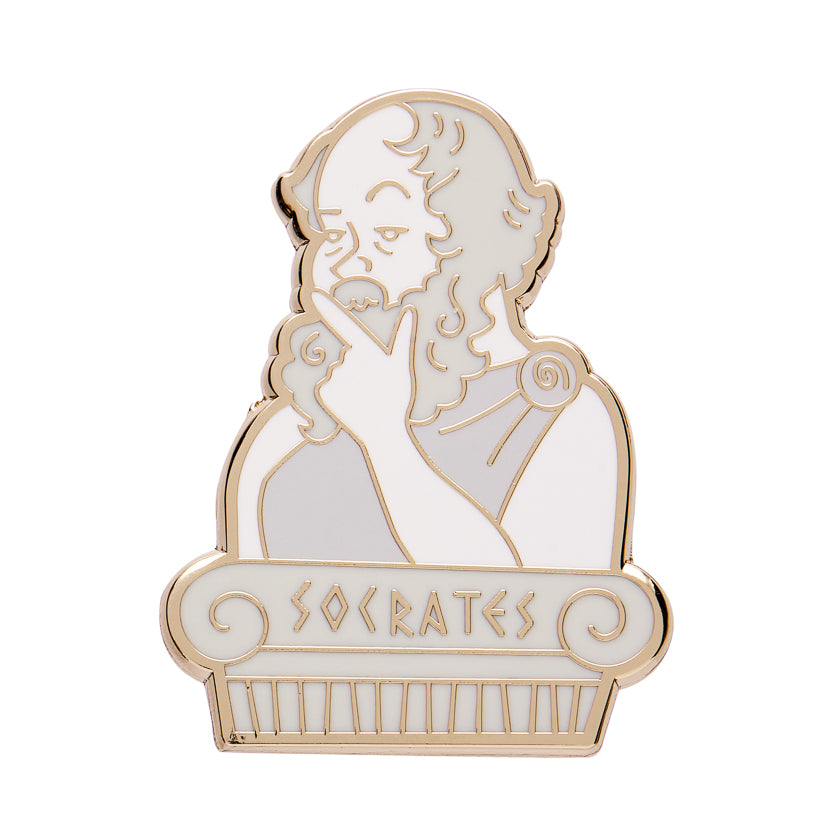 Socratic Method Enamel Pin