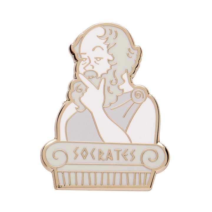 Socratic Method Enamel Pin