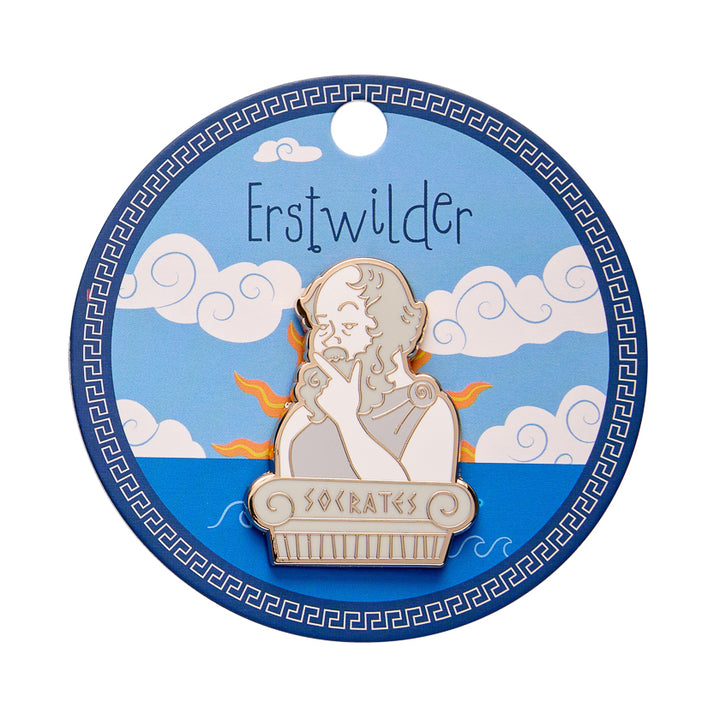 Socratic Method Enamel Pin