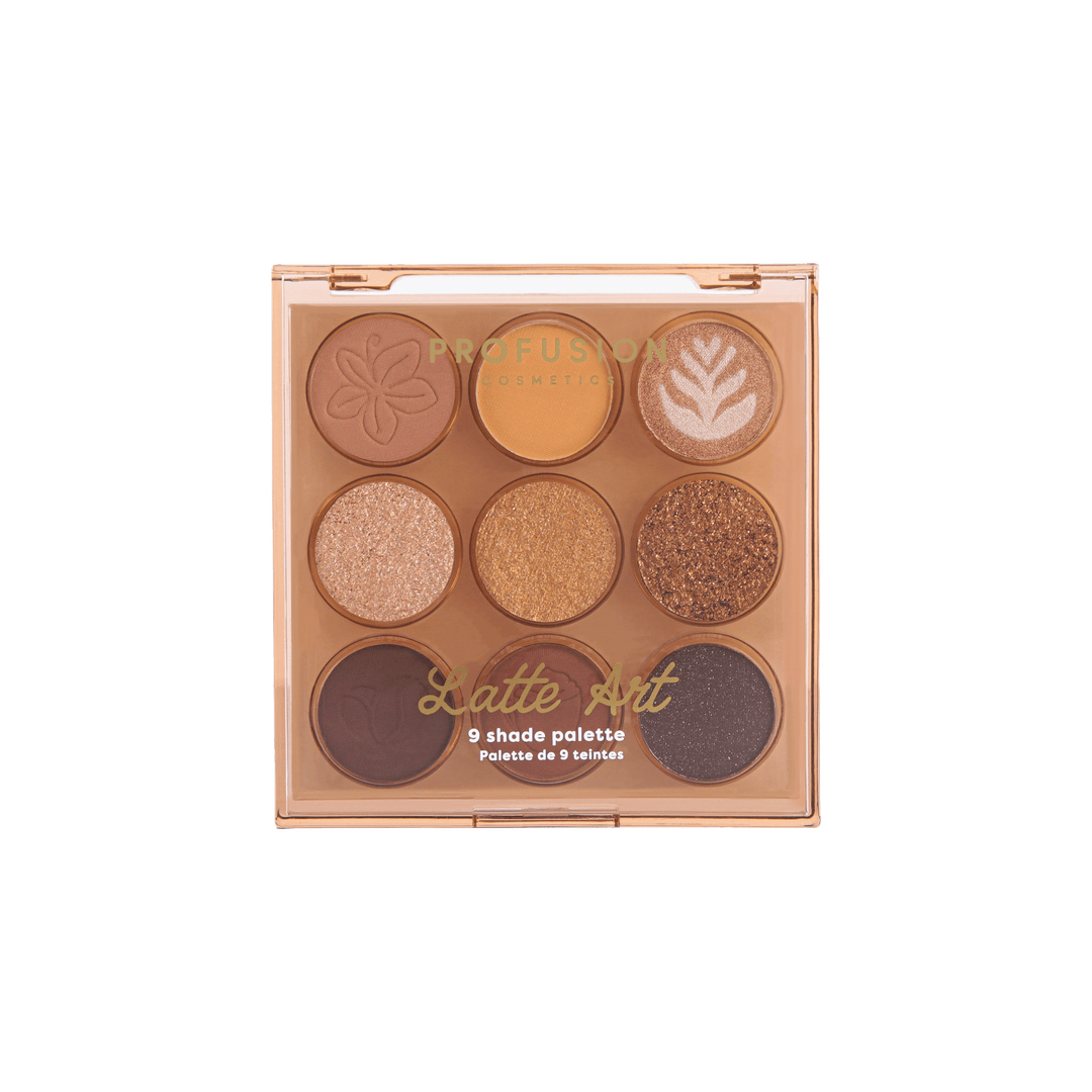 Latte Art 9 Shade Palette