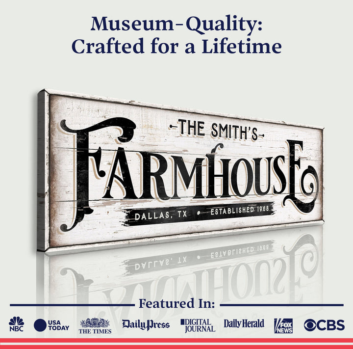 Vintage Rust Farmhouse Sign III