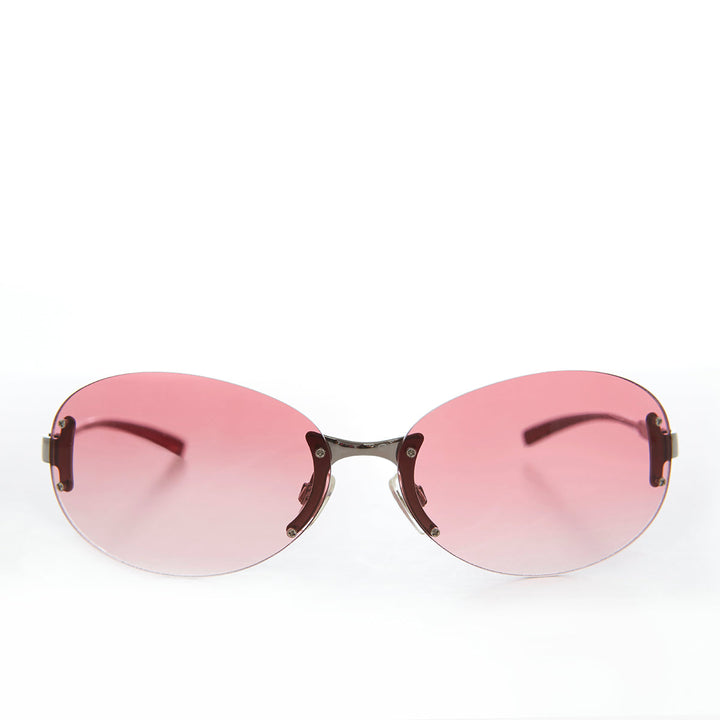 Large Oval Vintage Sunglasses - Eugena