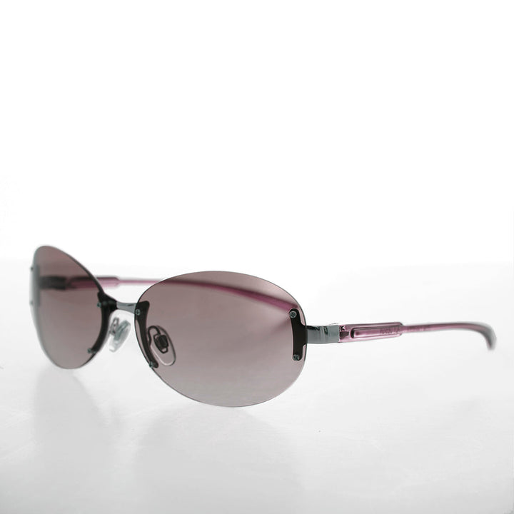 Large Oval Vintage Sunglasses - Eugena