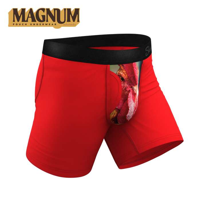 The Early Risers | Barnyard Rooster Ball Hammock® Magnum Big Pouch Underwear
