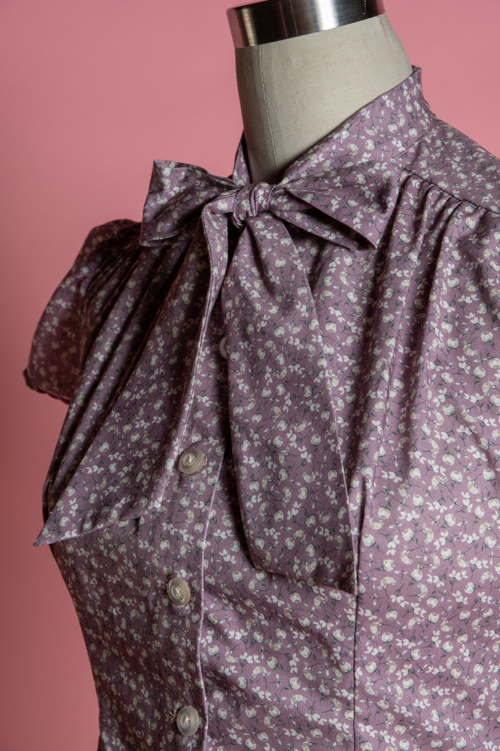 Estelle Blouse - Little Flowers, Mauve