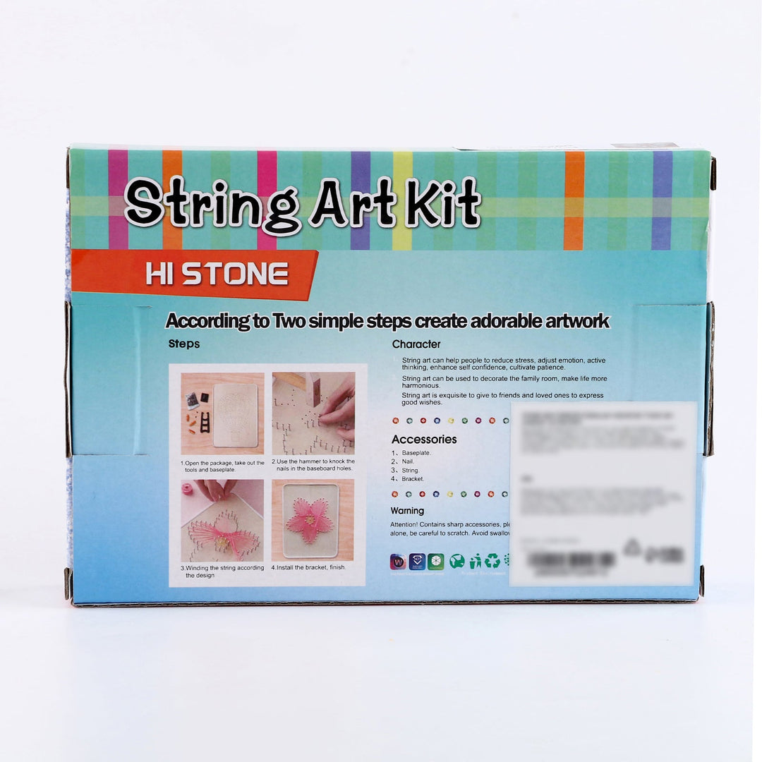 String Art DIY Kit with Stand - Football. Wizardi Craft Kit F07-M12-1-DHAA28284
