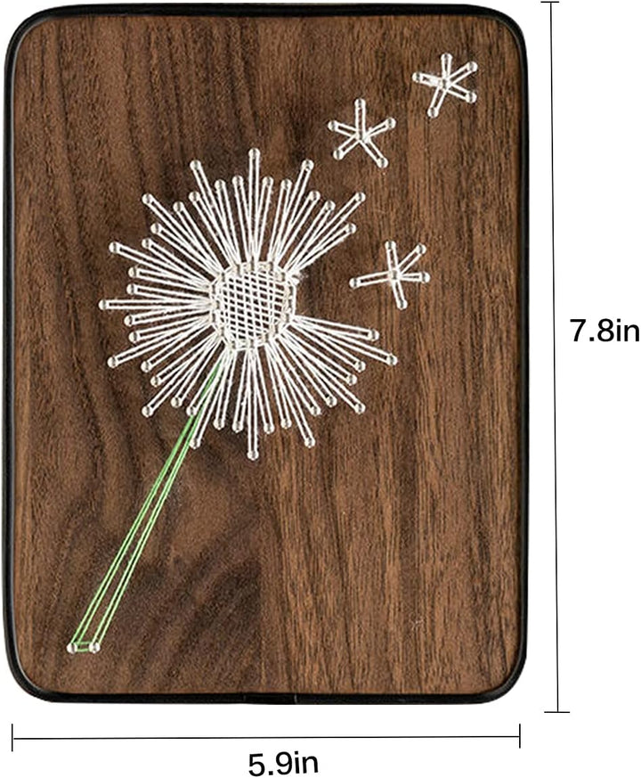 String Art DIY Kit - Dandelion. Wizardi Craft Kit F07-M12-3-DHBC18330