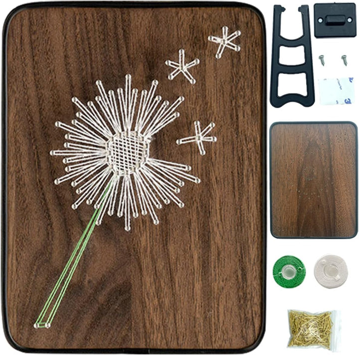 String Art DIY Kit - Dandelion. Wizardi Craft Kit F07-M12-3-DHBC18330