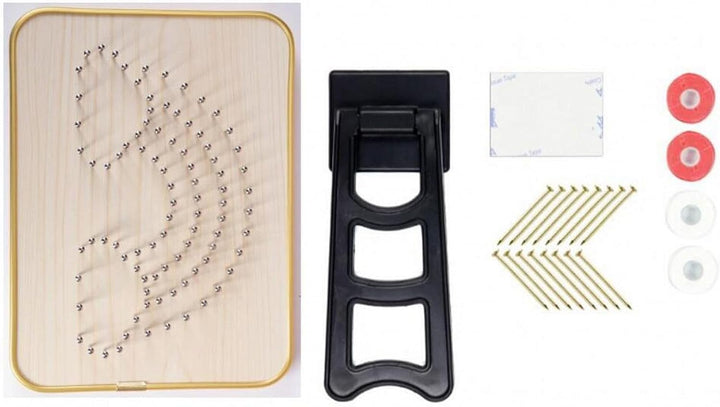 String Art DIY Kit - Horse. Wizardi Craft Kit F07-M12-5-DHACE28042