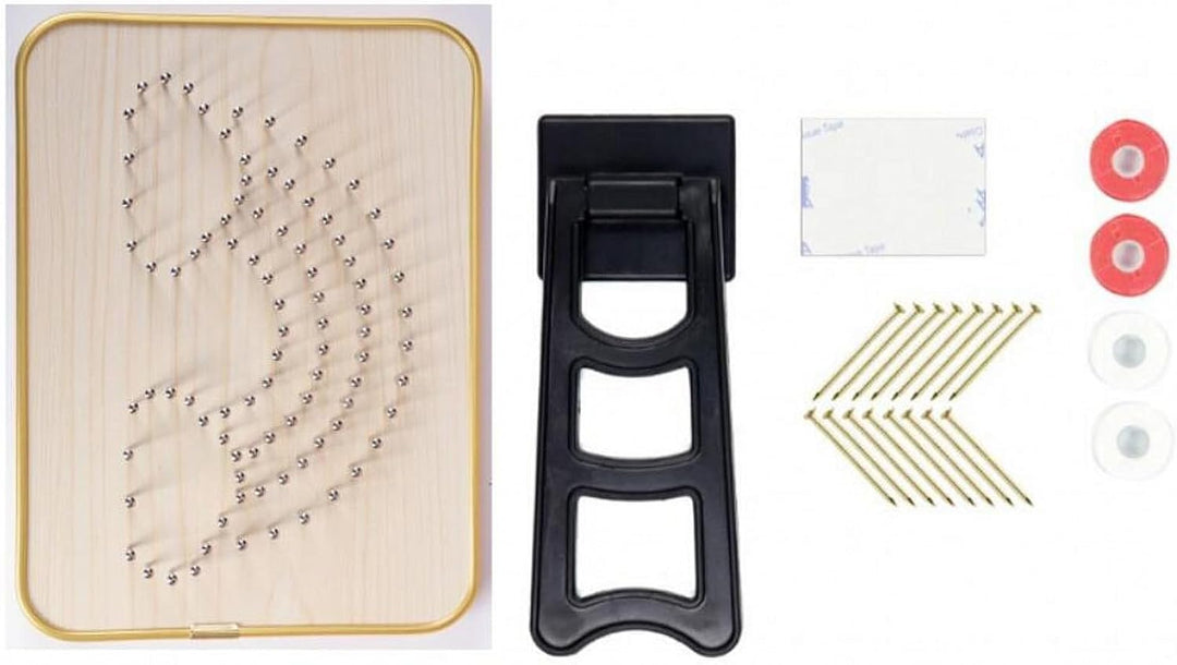 String Art DIY Kit - Christmas Wreath. Wizardi Craft Kit F07-M12-6-DHACE13247