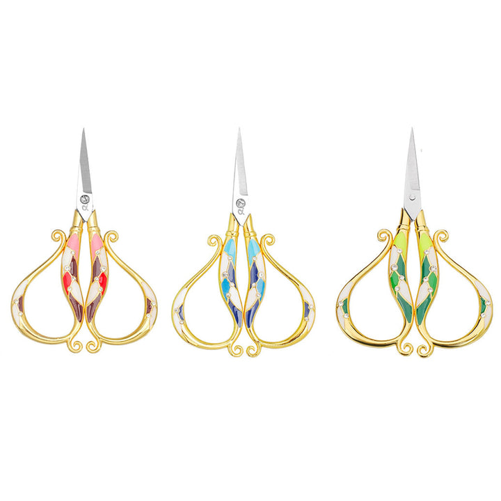 Craft Scissors for Felting & Embroidery Wizardi F07-M13-2-blue