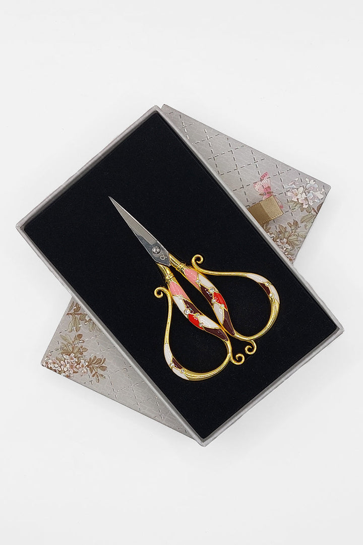 Craft Scissors for Felting & Embroidery Wizardi F07-M13-2-red