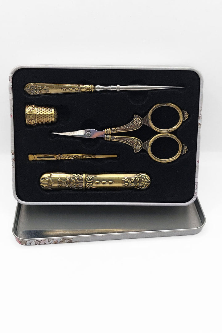 Craft Scissors for Felting & Embroidery Wizardi F07-M13-4-bronze