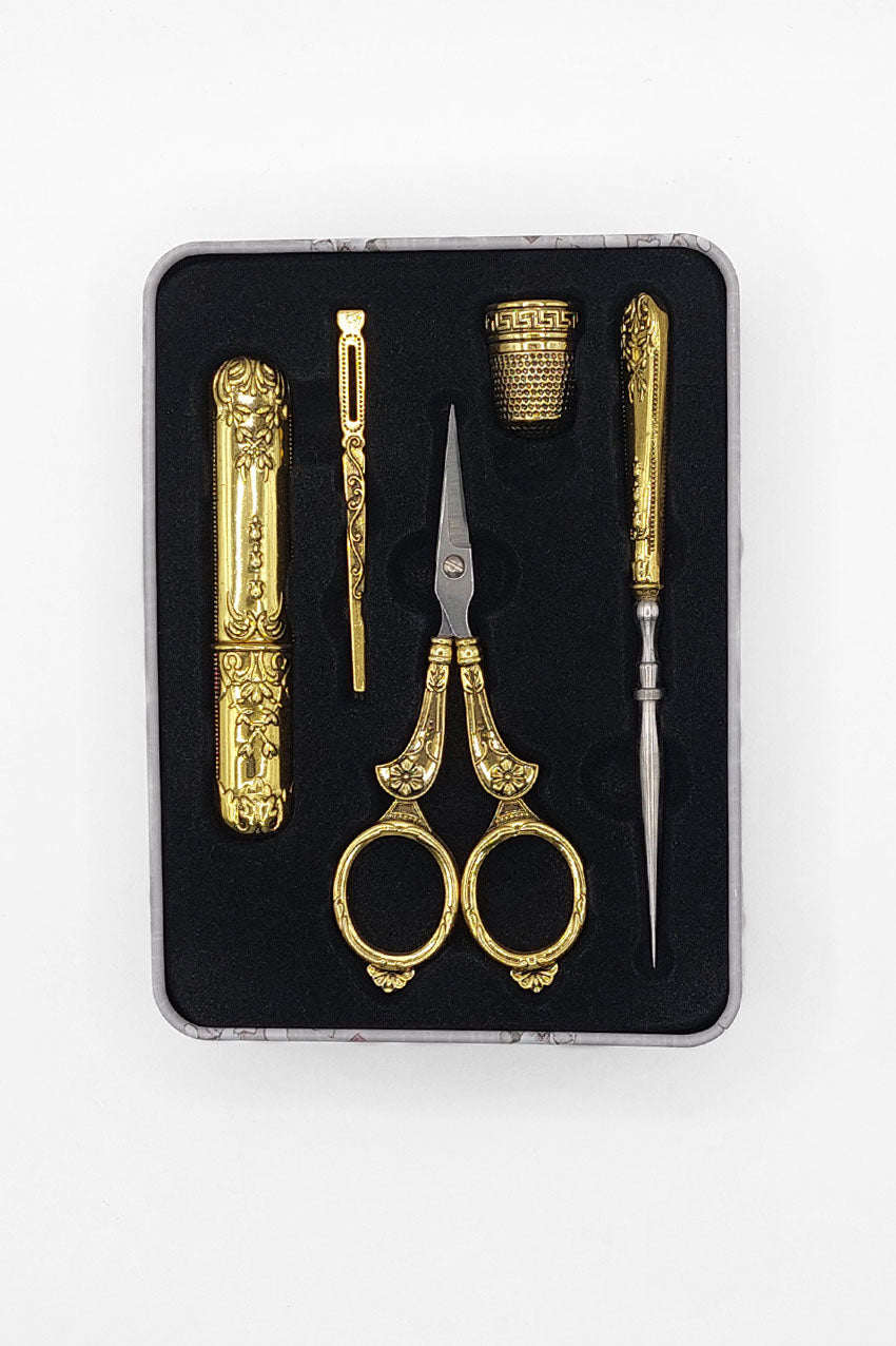 Craft Scissors for Felting & Embroidery Wizardi F07-M13-4-gold