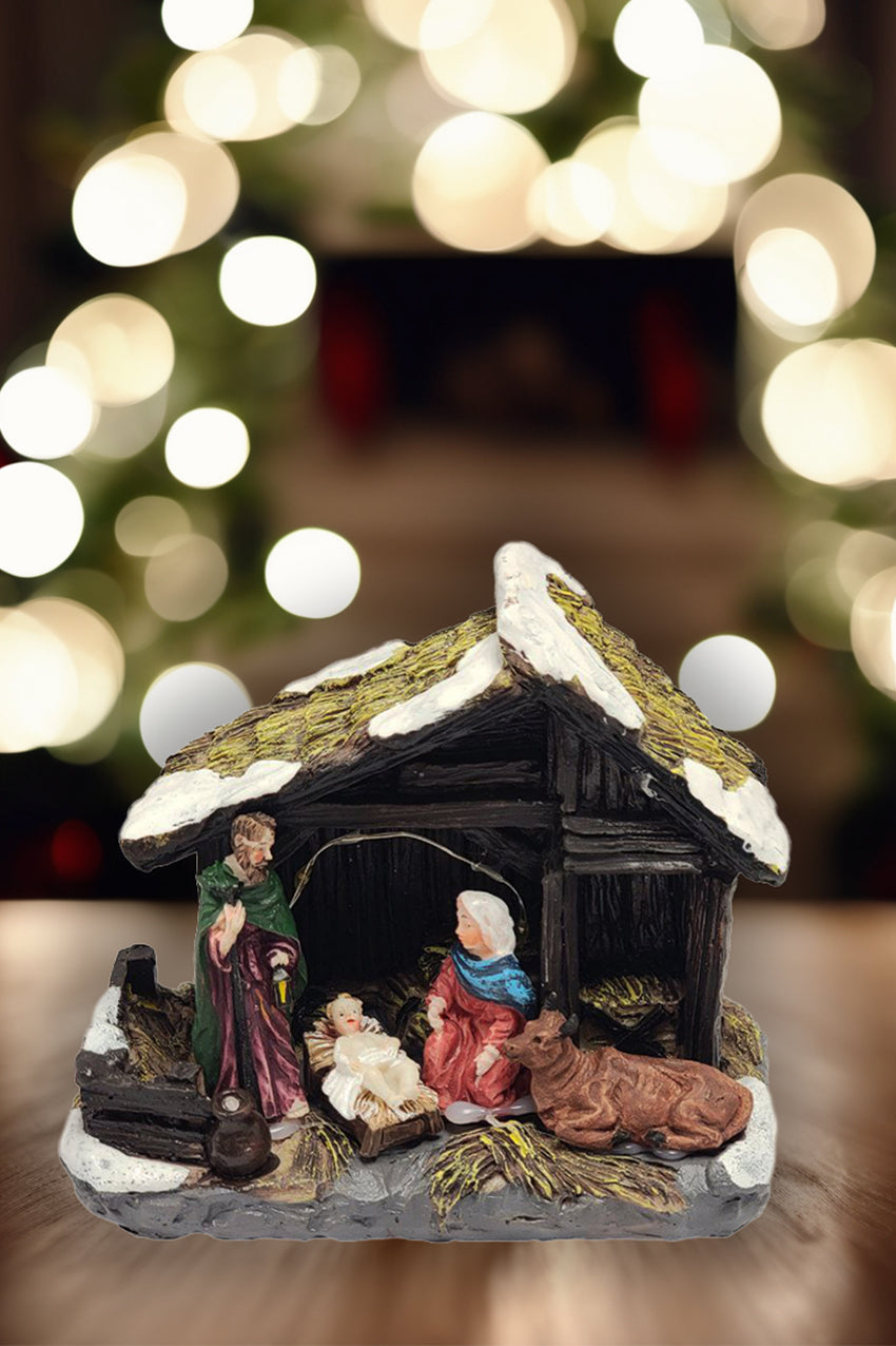 Nativity Scene Christmas Village Miniature by Wizardi F07-N1-16-2338