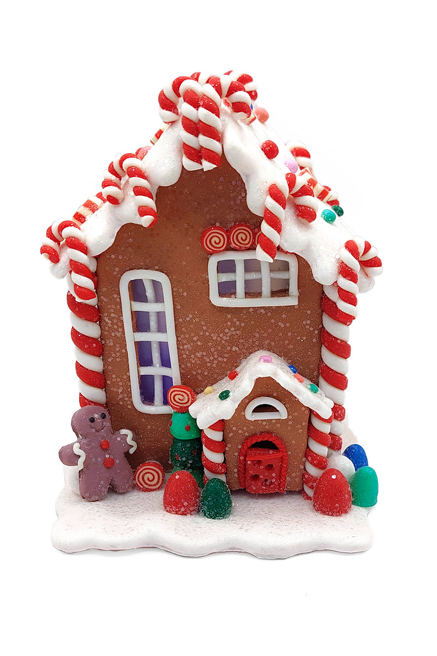 Christmas Gingerbread House. Wizardi Festive Decoration F07-N2-20-HA020B