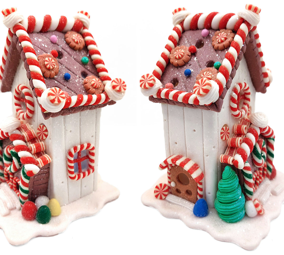 Christmas Gingerbread House. Wizardi Festive Decoration F07-N2-20-HA020C
