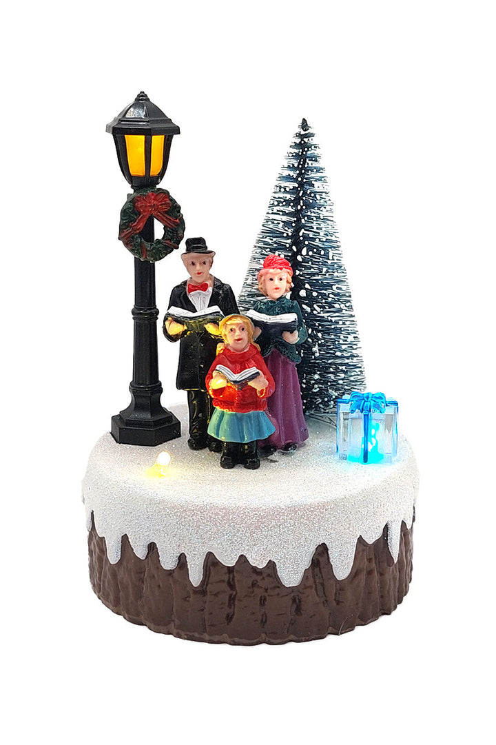 Carol Singers Scene Christmas Village Miniature by Wizardi F07-N6-2D Singers