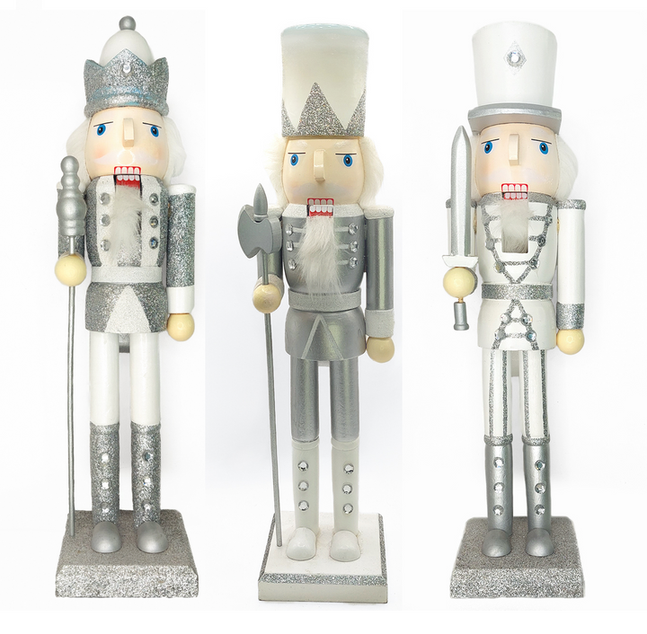 Christmas Nutcracker the King. Wizardi Classic Wooden Festive Decoration F07M14-33-N01222C