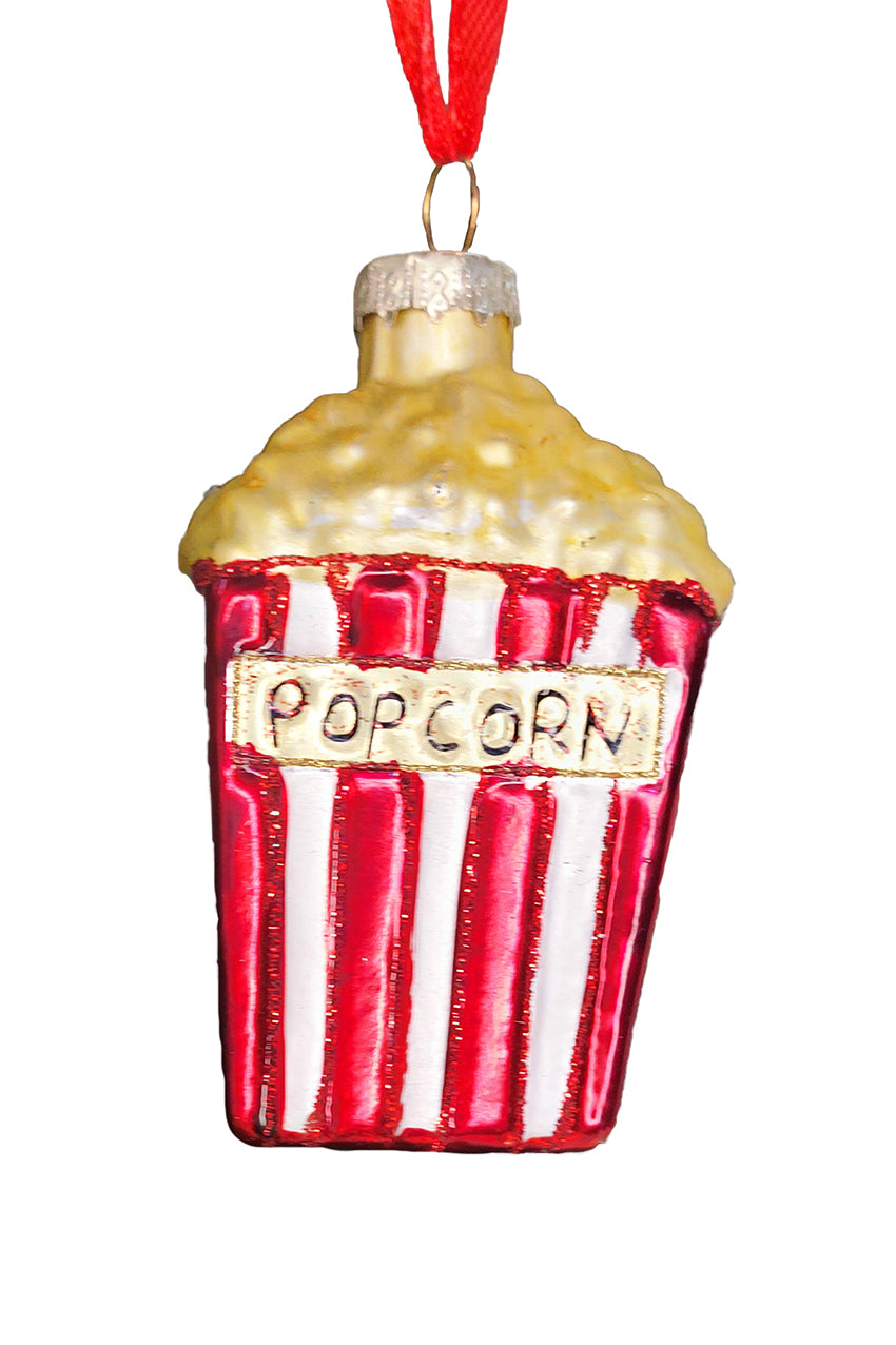 Popcorn Christmas Glass Ornament by Wizardi F07M3-31 HB-SY25308
