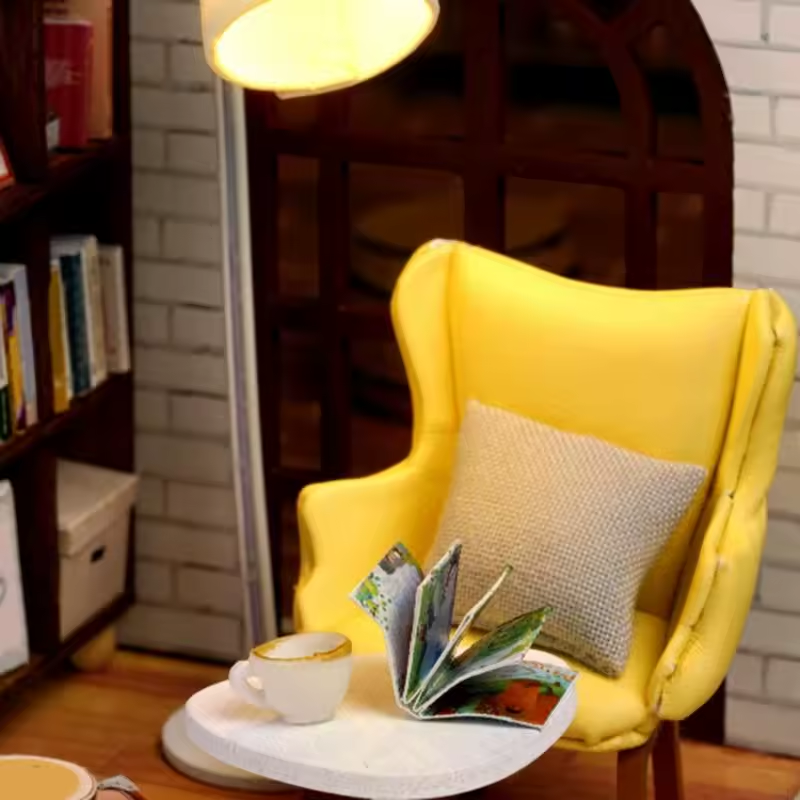 Leisurely Moment Dollhouse Kit - Miniature Wizardi Roombox Kit